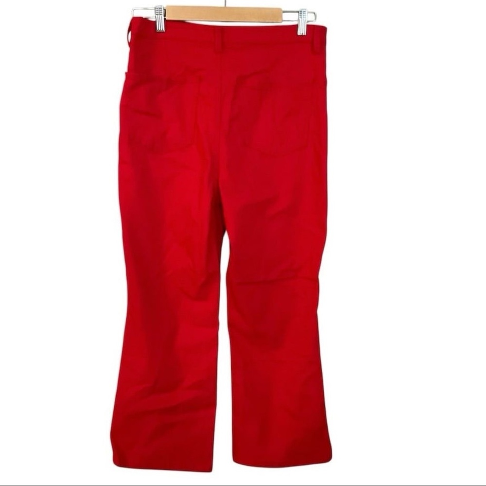 YMI Women's Large Red Curvy Stretch Straight Leg Jeans Casual Mid-High Rise - Picture 3 of 8
